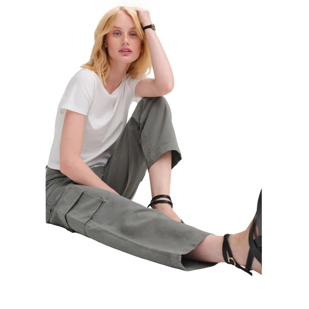 Mate The Label Organic Cotton Canvas Cargo Pants NWT Size XL - Picture 5 of 9